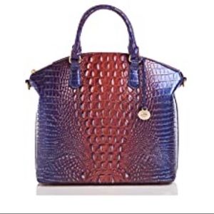 NWT Brahmin large Duxbury Satchel - Dawning Ombré Melbourne